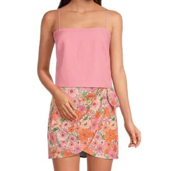 Floral Mini Skirt  - Picture 1 of 4
